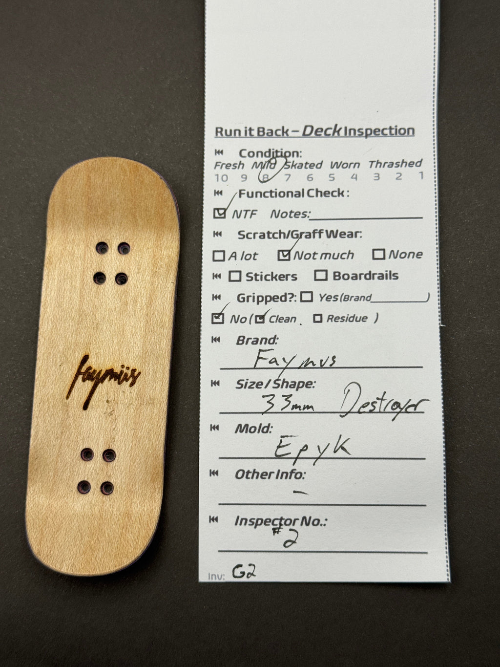 Faymus 33mm Destroyer Epyk - Mild