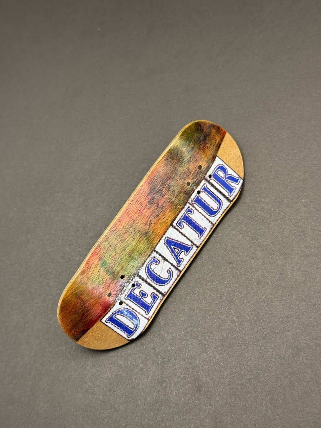 Decatur 34mm Iberville - Skated - tie-dye rainbow DECATUR graphic side