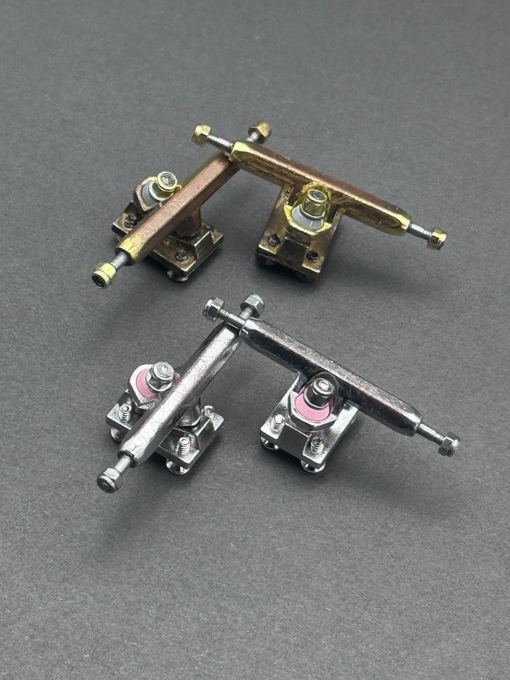 Hex (Budget) 32mm Fingerboard Trucks - Skated (B4)