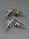 Hex (Budget) 32mm Fingerboard Trucks - Skated (B4)