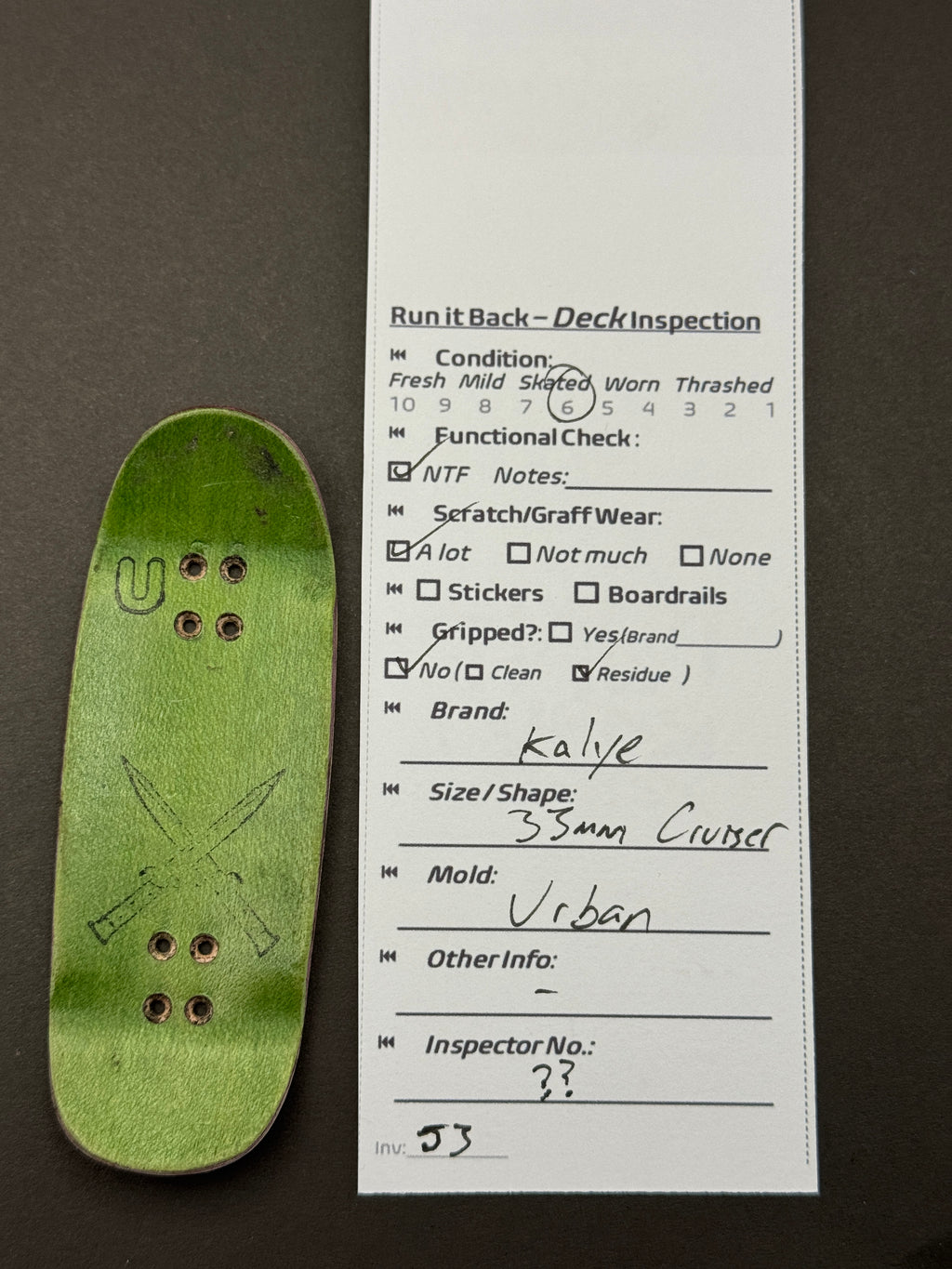 Kalye 35mm Cruiser Urban - Worn