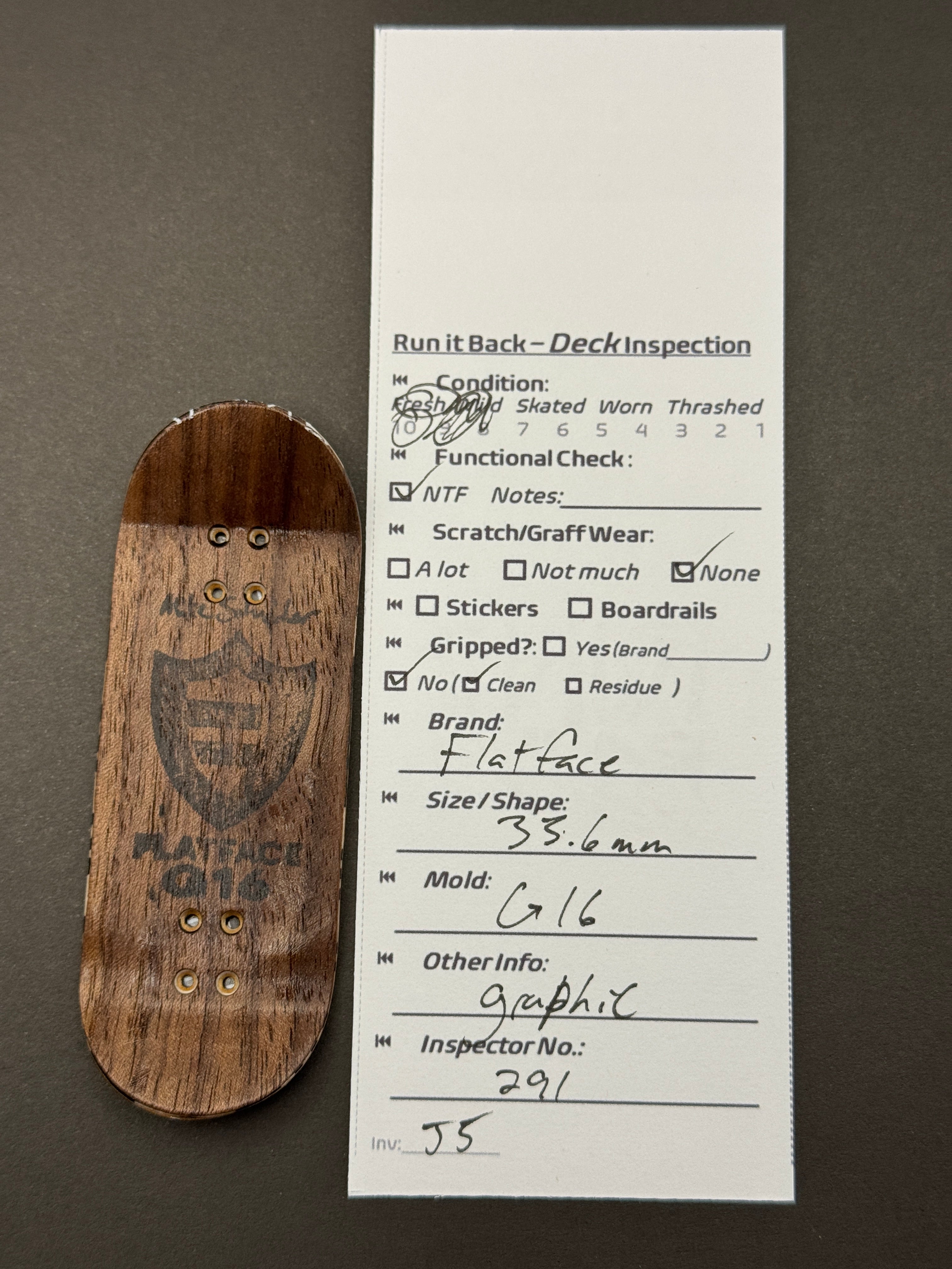 Flatface 33.6 G16 Graphic Deck- Fresh
