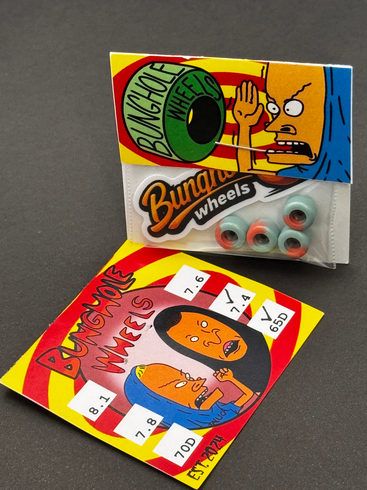 Bunghole Wheels! 65D Premium Urethane - Select Colors/Size (Mint)