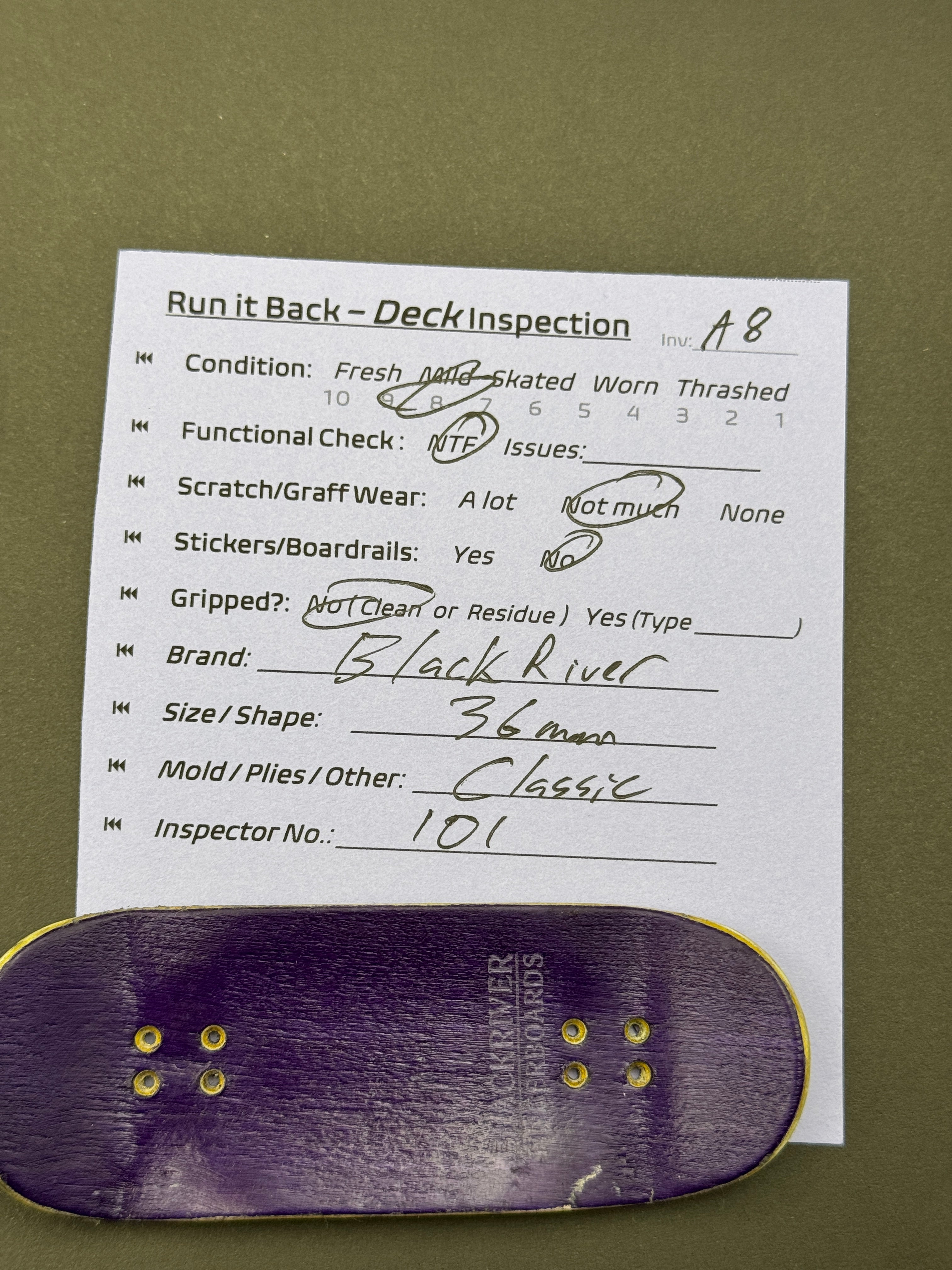 Black River 36mm Classic - Mild (A8)