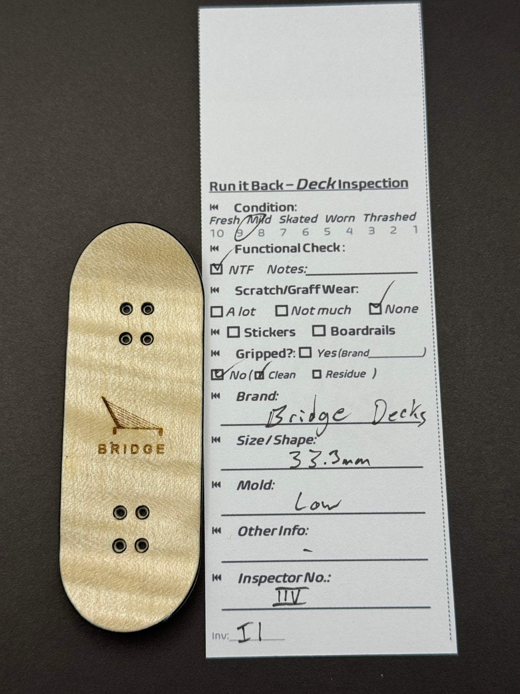 Bridge Decks 33.3mm Low - Mild