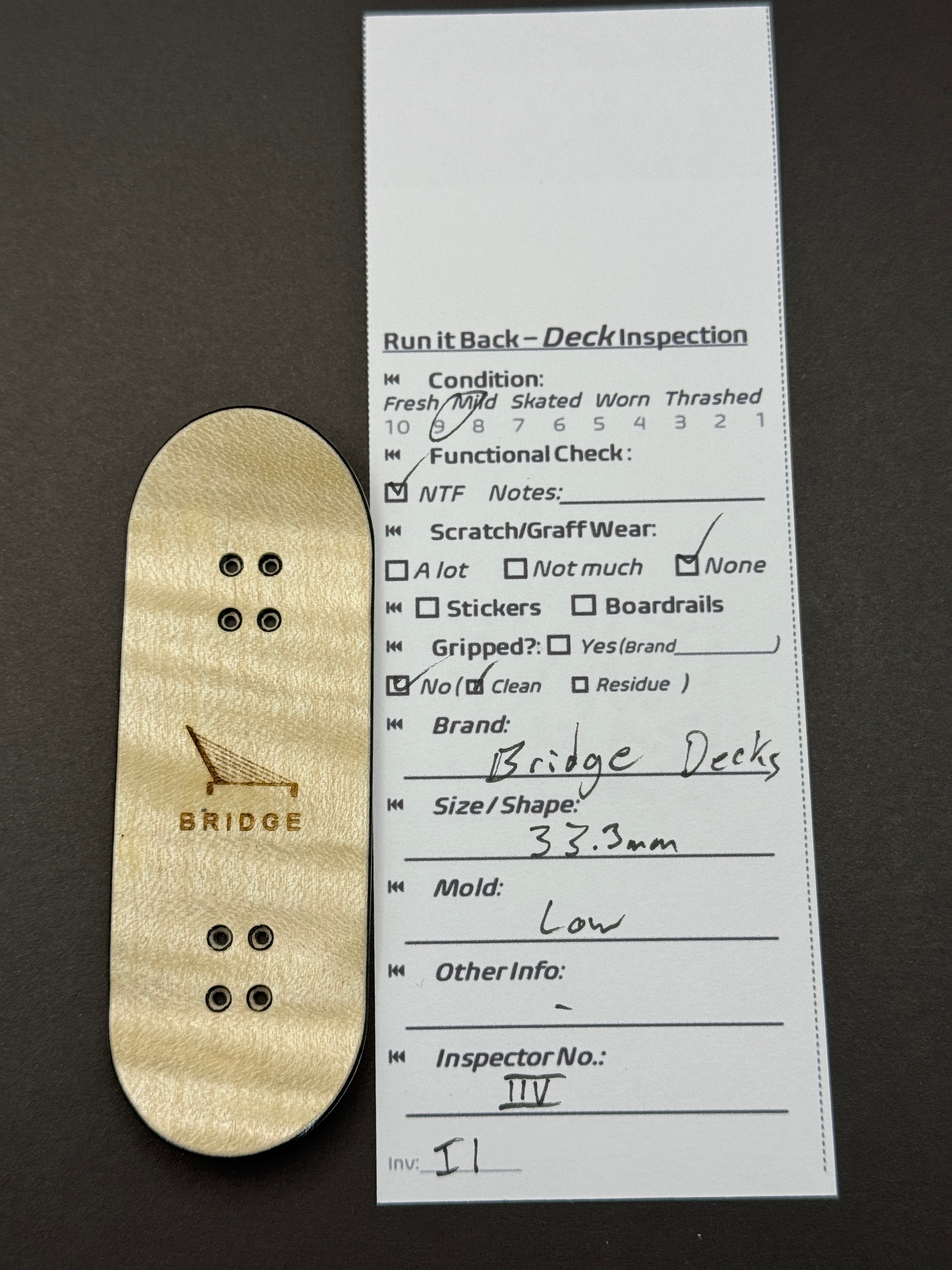 Bridge Decks 33.3mm Low - Mild