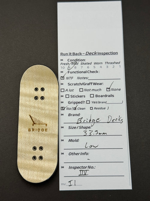 Bridge Decks 33.3mm Low - Mild