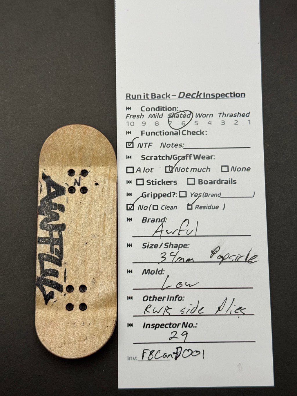 Awful 34mm Popsicle Low - Skated