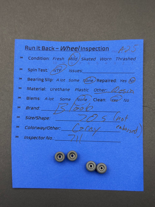 Bloob 70S Wheels (Non-Embossed) - Mild (A25)