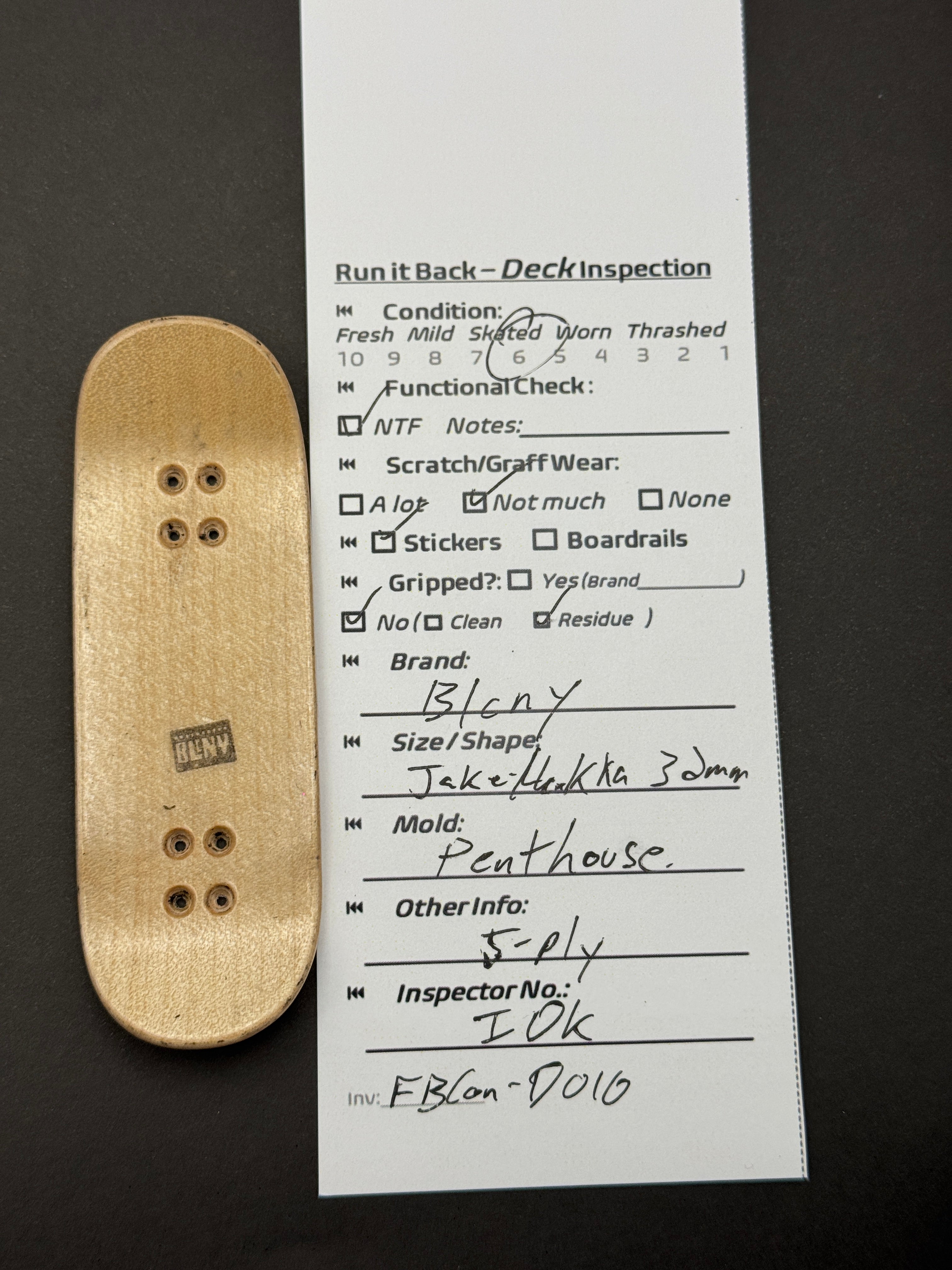 Blcny Jake Hukka 32mm Penthouse - Skated