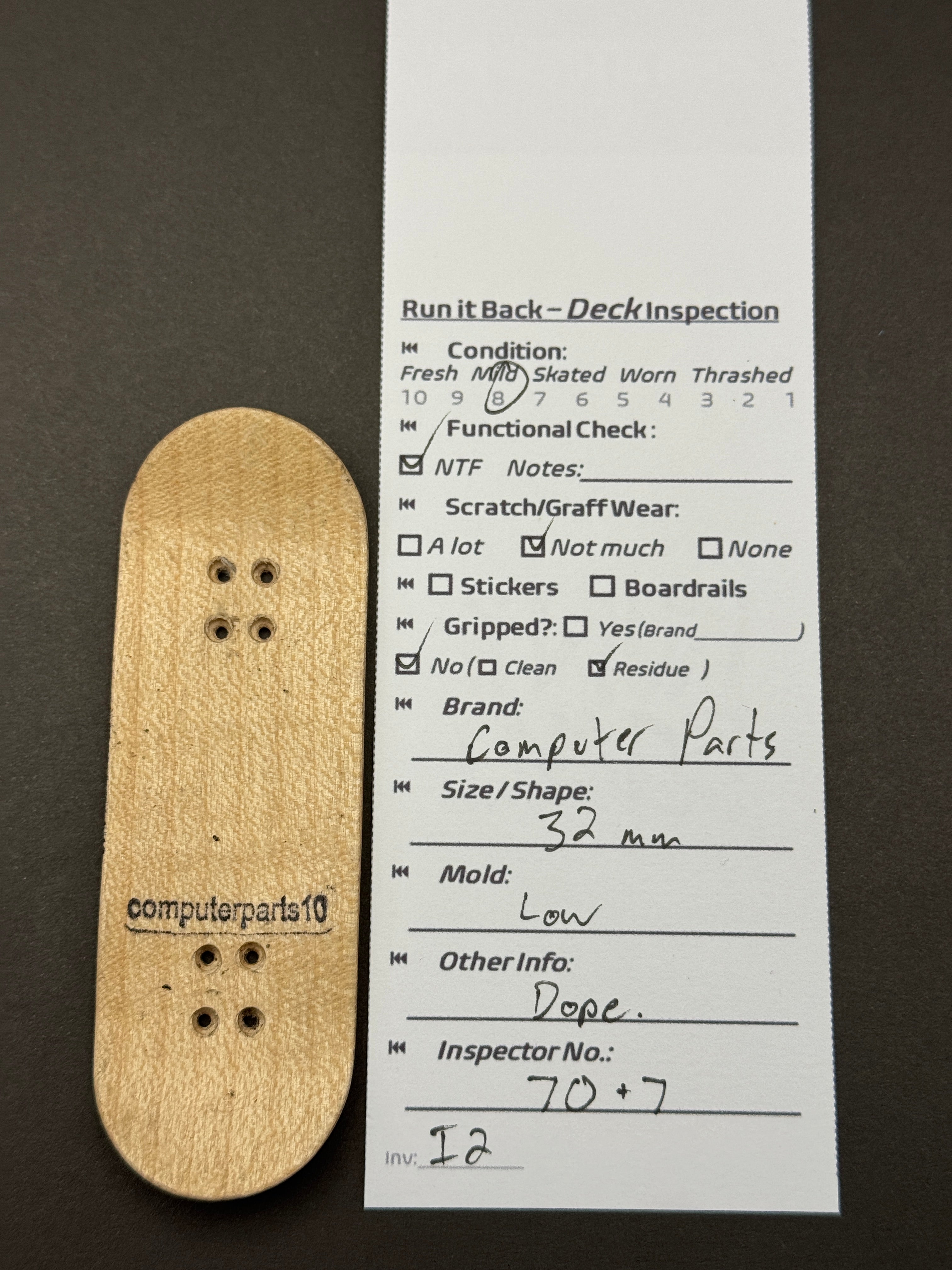 Computer Parts 32mm Low - Skated