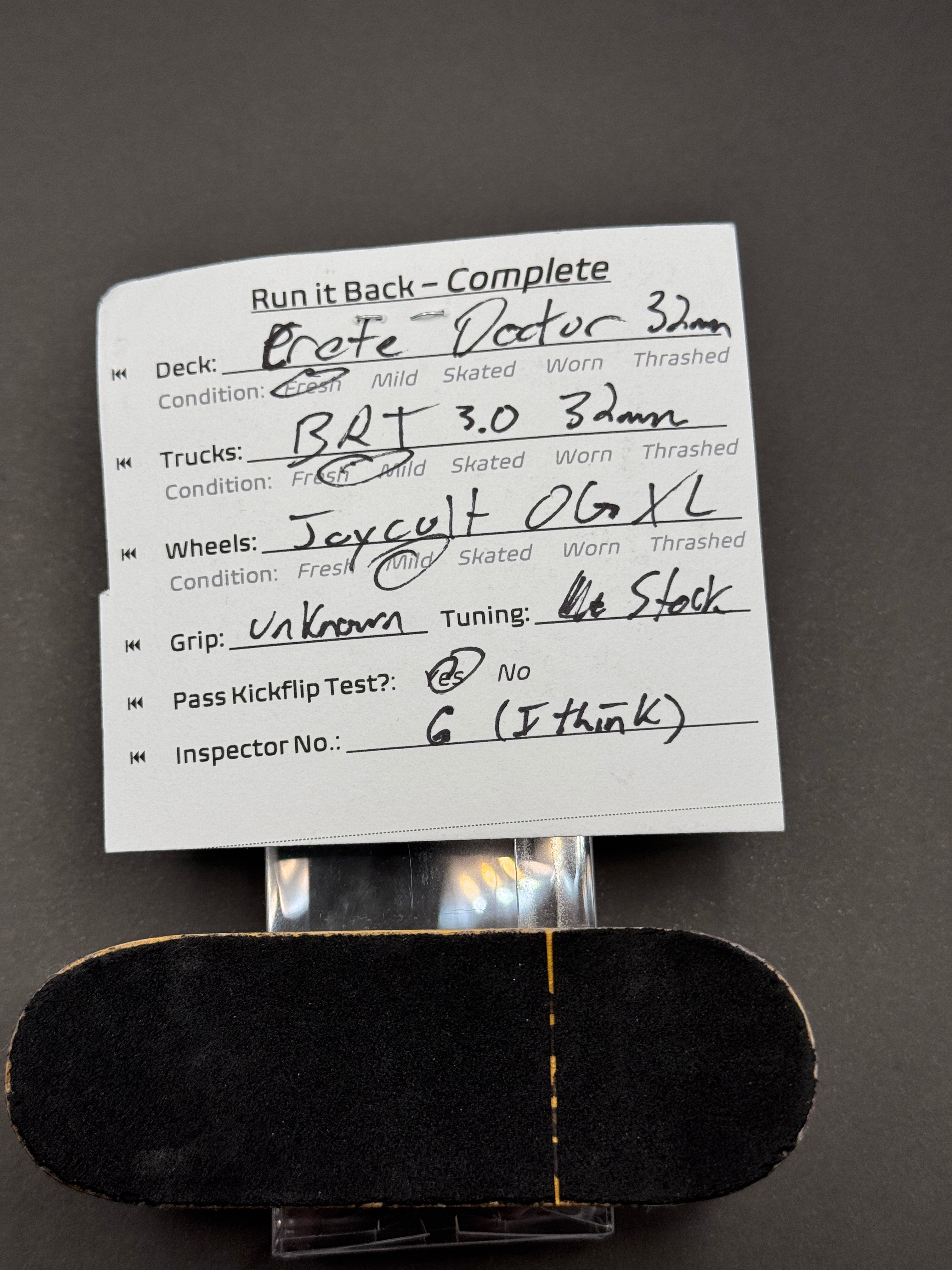 Crete Doctor 32mm, BRT 3.0 32mm, Joycult OG Classics (Matt Era)
