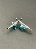 Yellowood + Vortex V2 32mm Brushed Metal / Aqua – Fresh – Product Photo