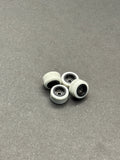 Oak x Flatface Dual Duro White/Black fingerboard wheels