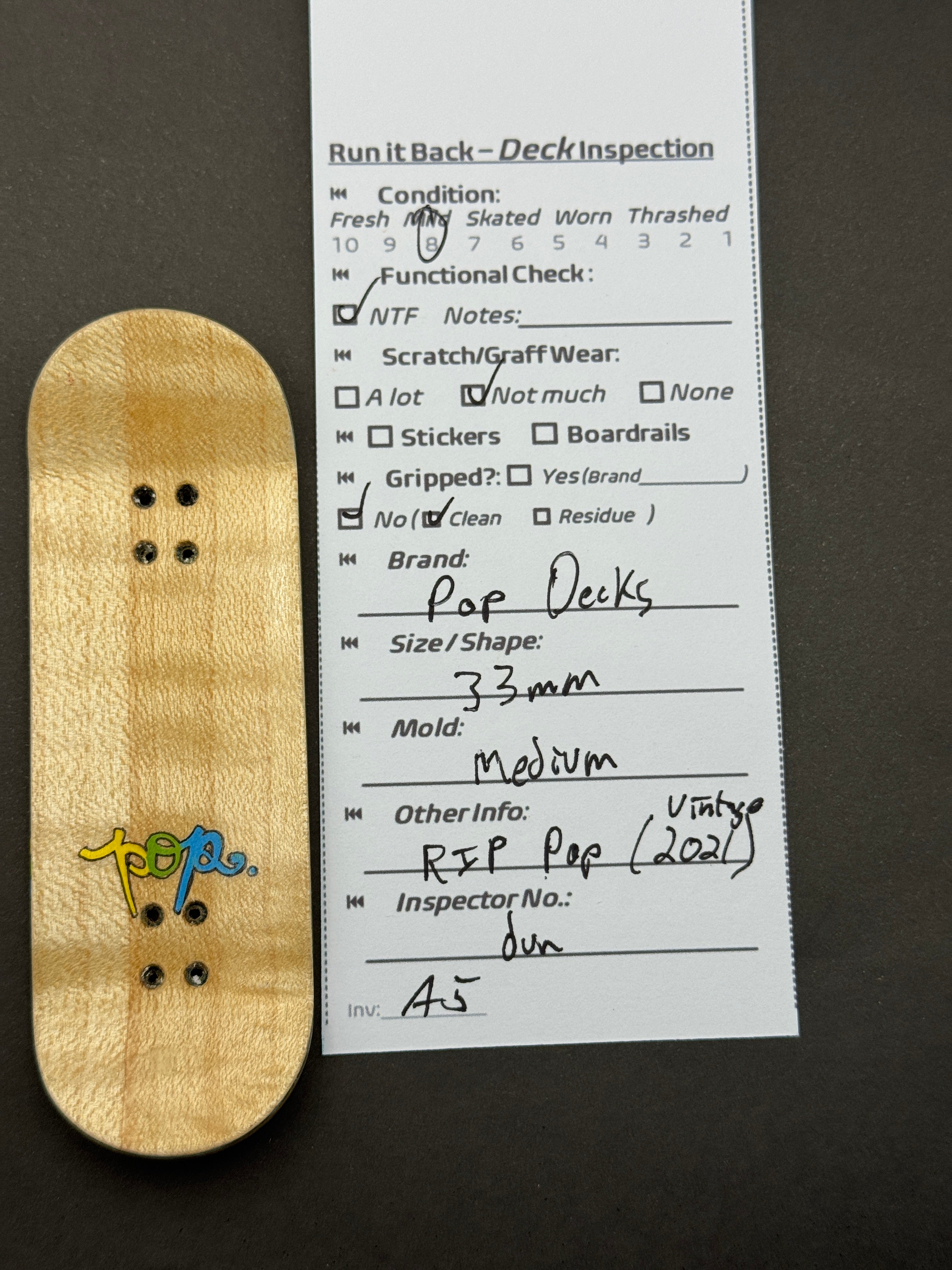 Cryptic 30mm Stinger Mellow - Skated (Comply Collab) - graphic side