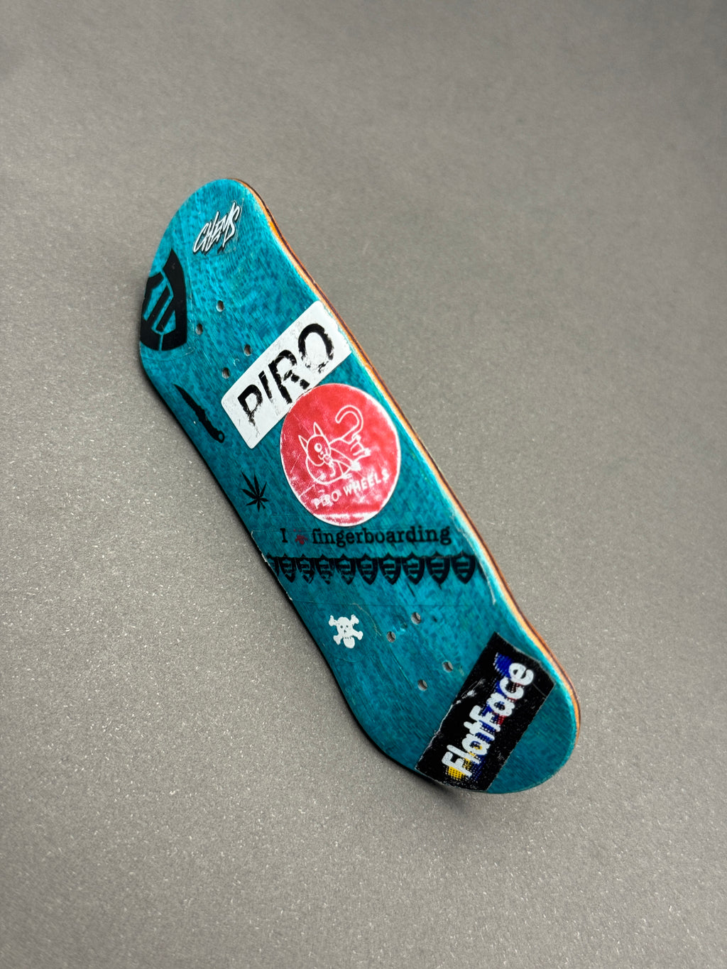 Flatface 33.6mm G15 - Skated - graphic side with stickers
