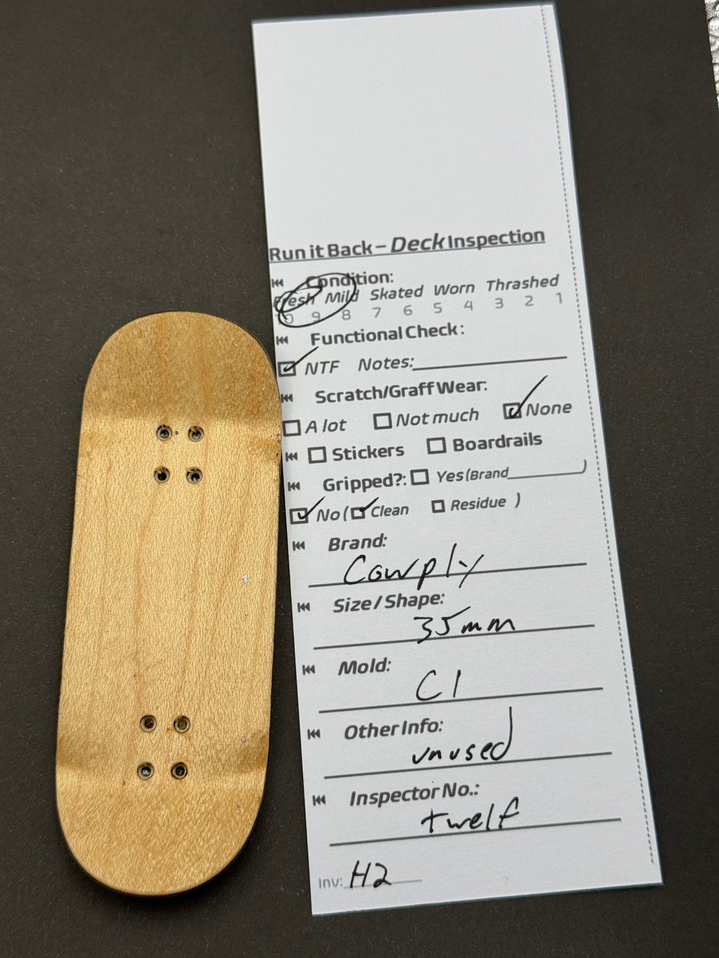 Cowply 35mm C1 - Fresh - inspection card
