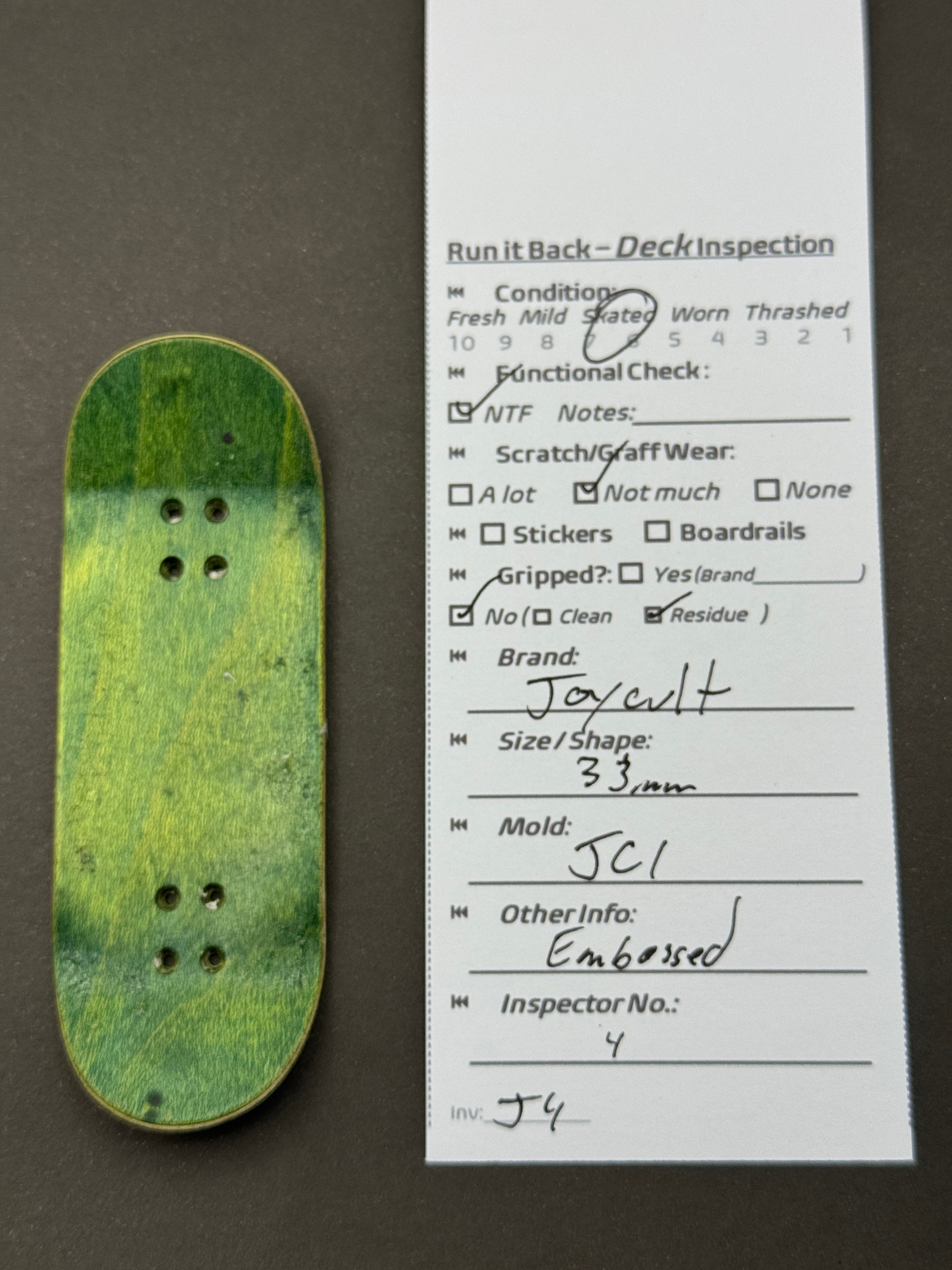 Joycult 33mm JC1 - Skated