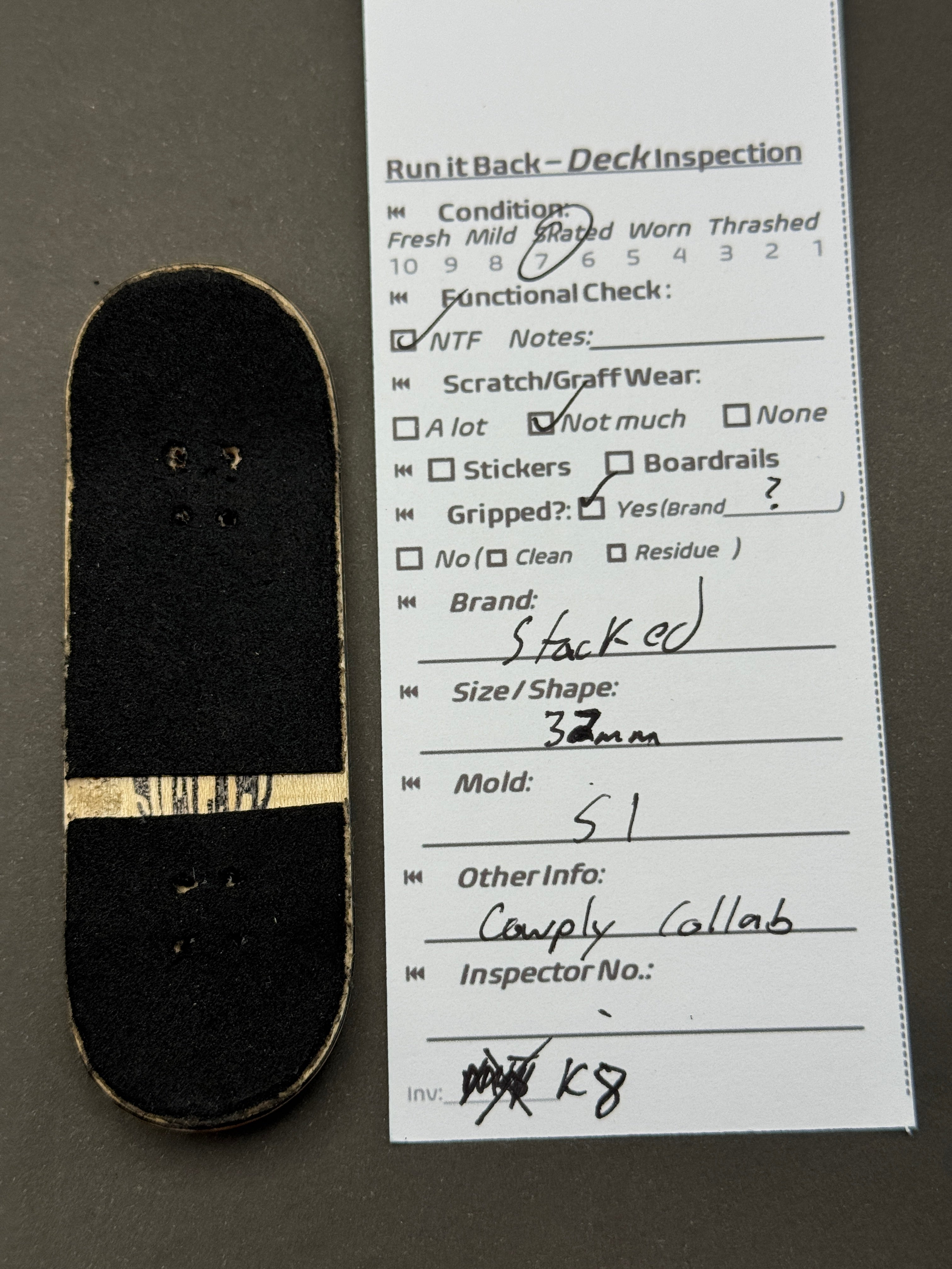Stacked 32mm S1 Cowply Collab - Skated