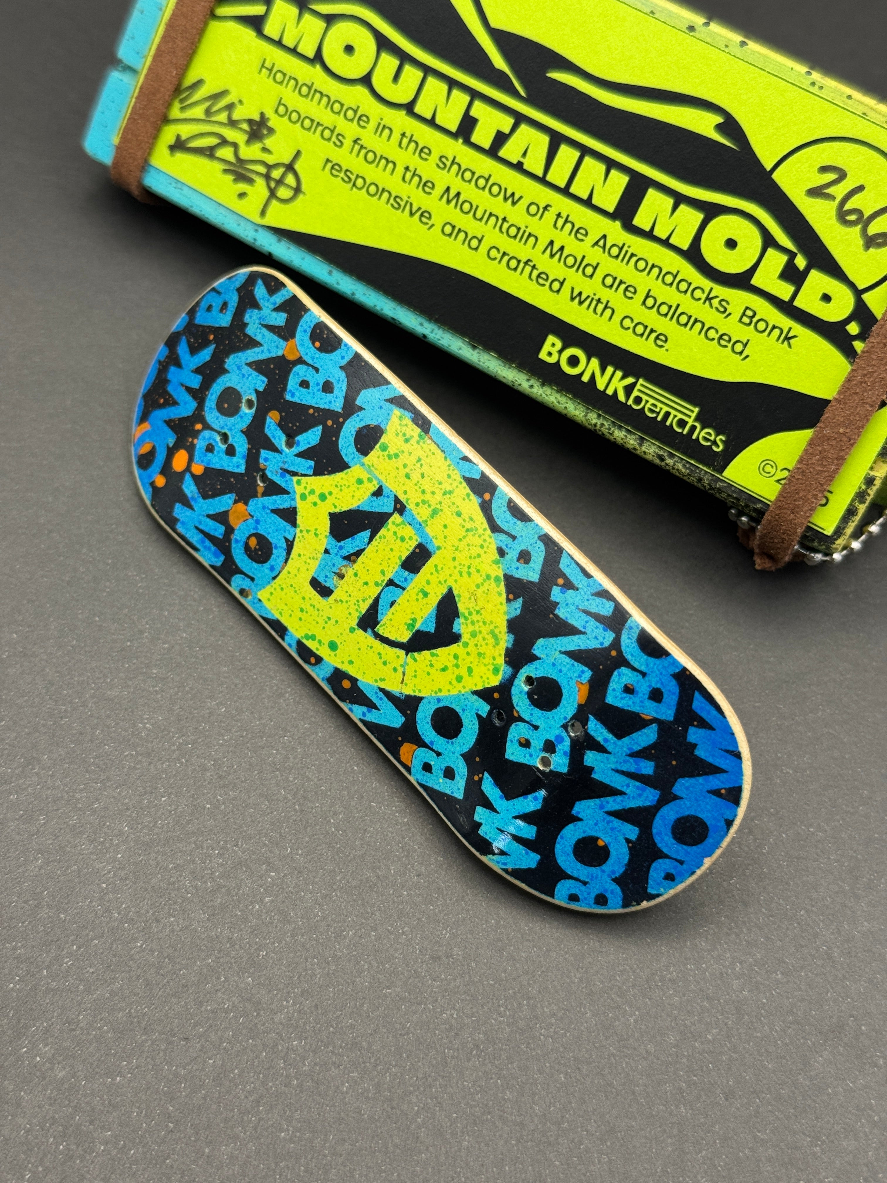 Bonk 34mm Mountain Flatface Collab - Fresh - graphic side close-up