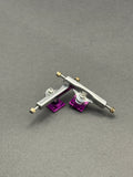 Fan Team + Vortex V2 35mm Silver / Grape trucks – product photo