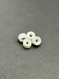 Igloo 7.9mm White fingerboard wheels – product shot