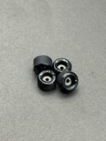 Dudeguy F3 Black fingerboard wheels – product shot