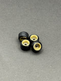Cartwheels Alts P4 Black/Gold fingerboard wheels – product shot