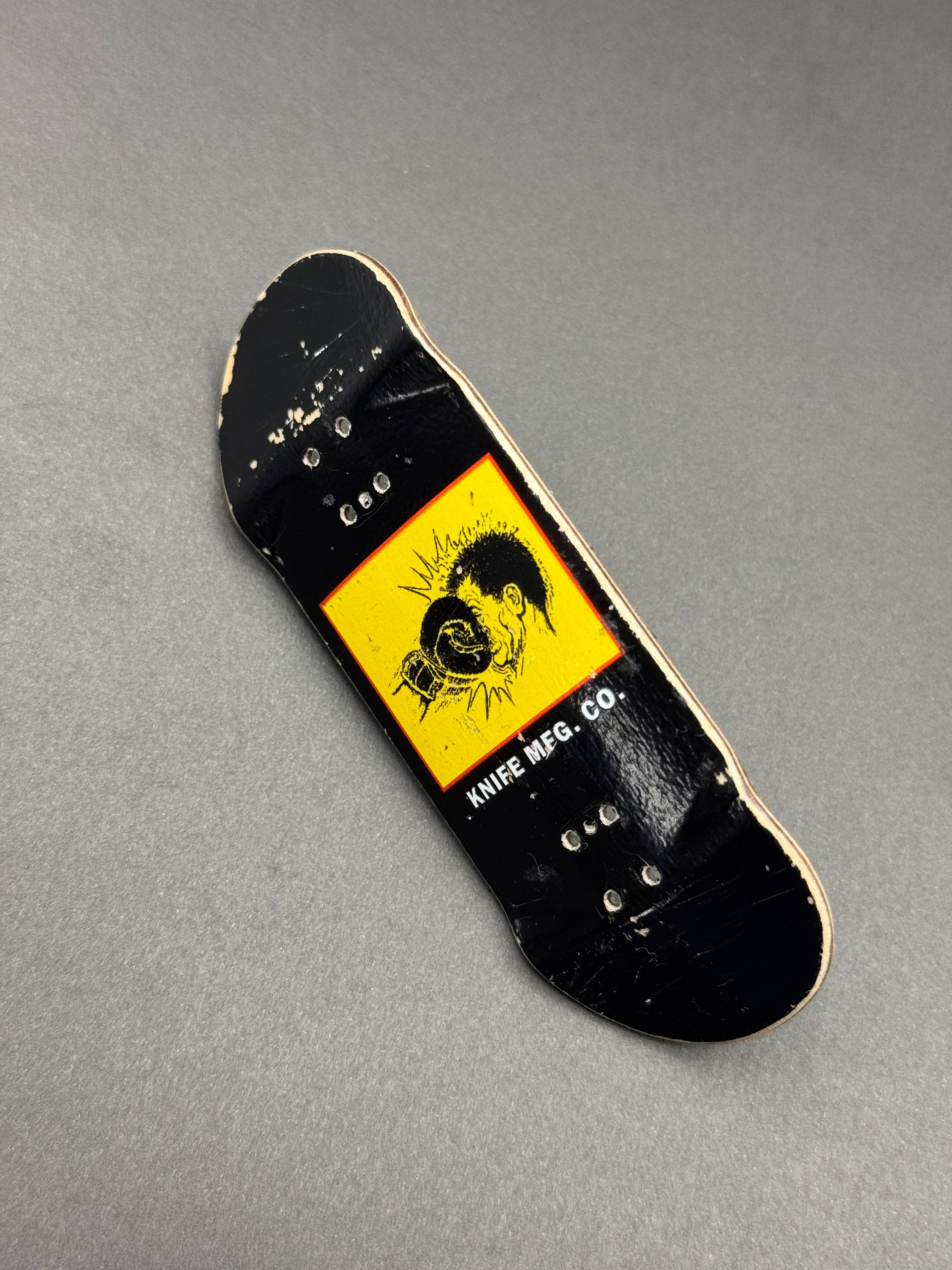 Knife Mfg. Co. 34mm KB1 - Skated - black full dip boxer graphic side
