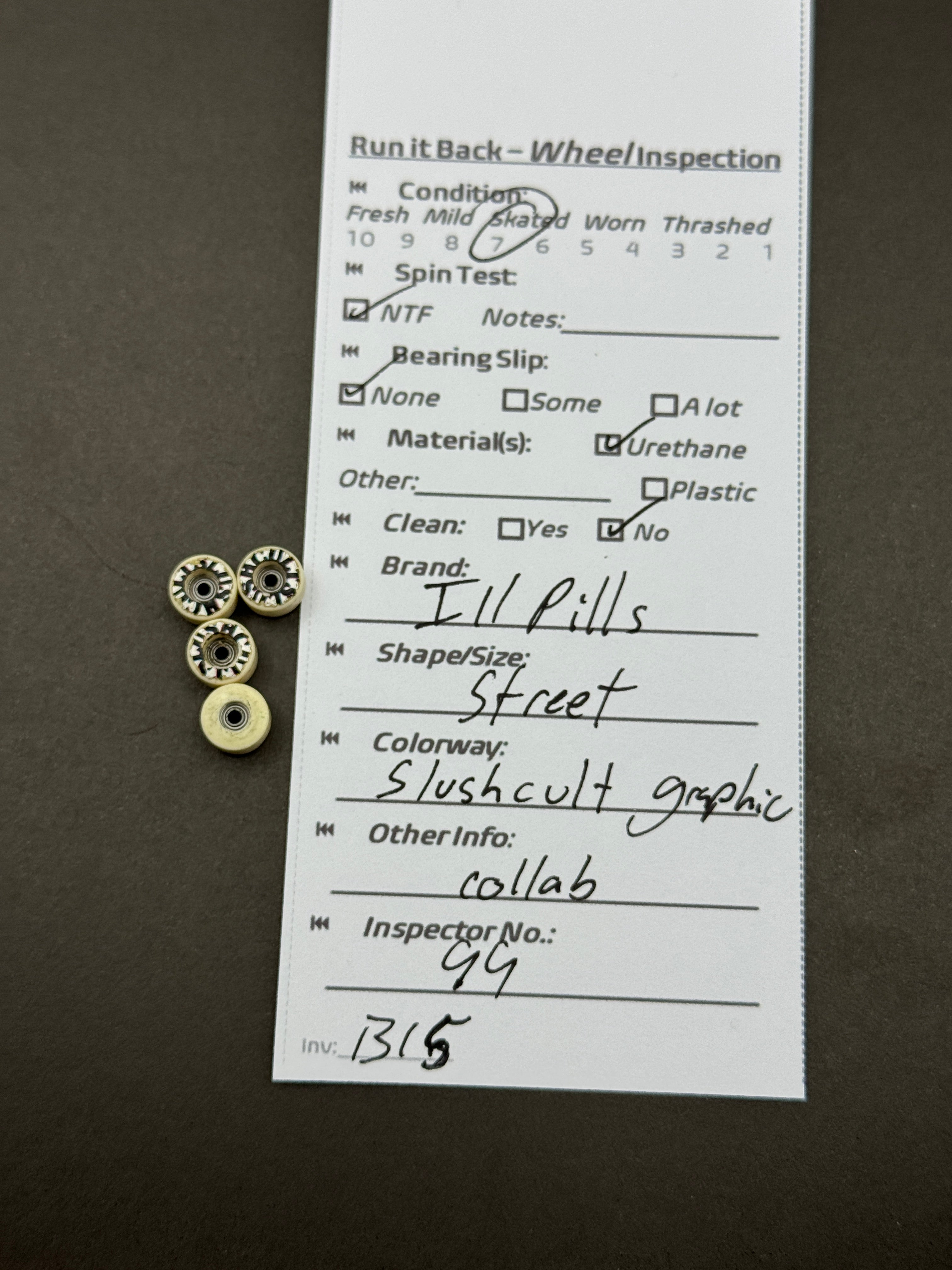 Ill Pills Street Slushcult Graphic – Run it Back inspection card