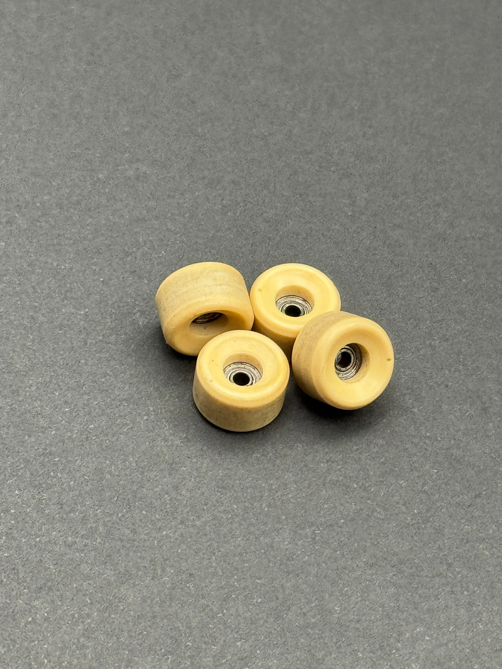 Lab Wheels Raw+ Desert Tan fingerboard wheels – product shot