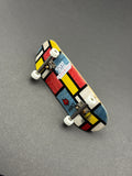 Zona Wood 34mm Prickly Mondrian complete fingerboard – product shot