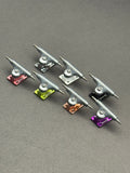 Dynamic SE 34mm Raw fingerboard trucks various baseplate colors