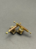 Hex Budget 32mm Gold fingerboard trucks