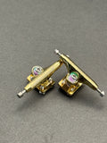 Dynamic 32mm Gold trucks with inspection card
