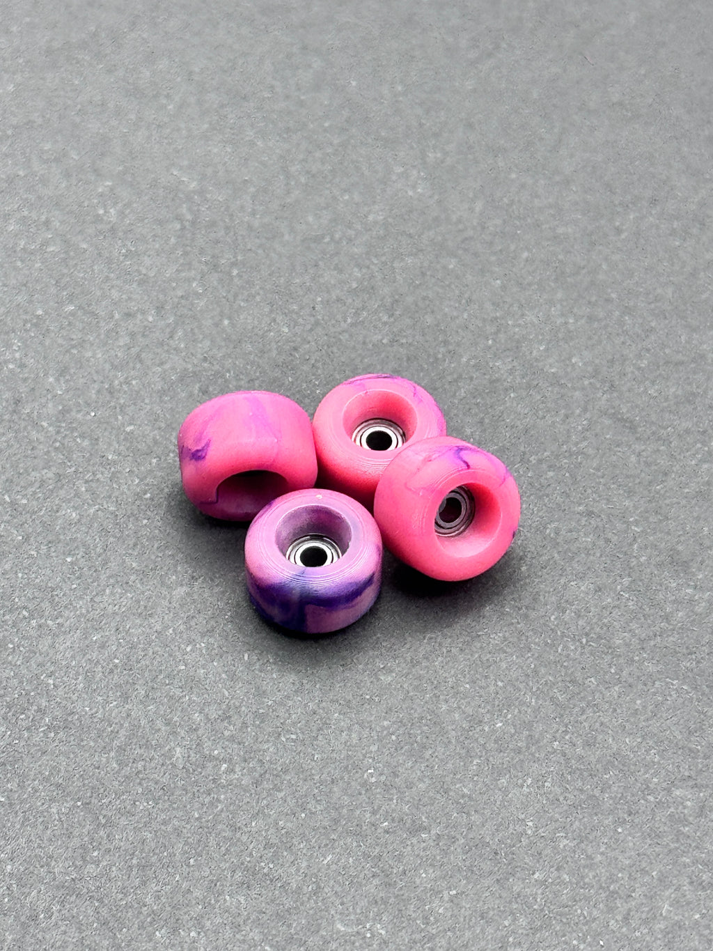 Blistered John Cowart Pro Pink Purple Swirl fingerboard wheels