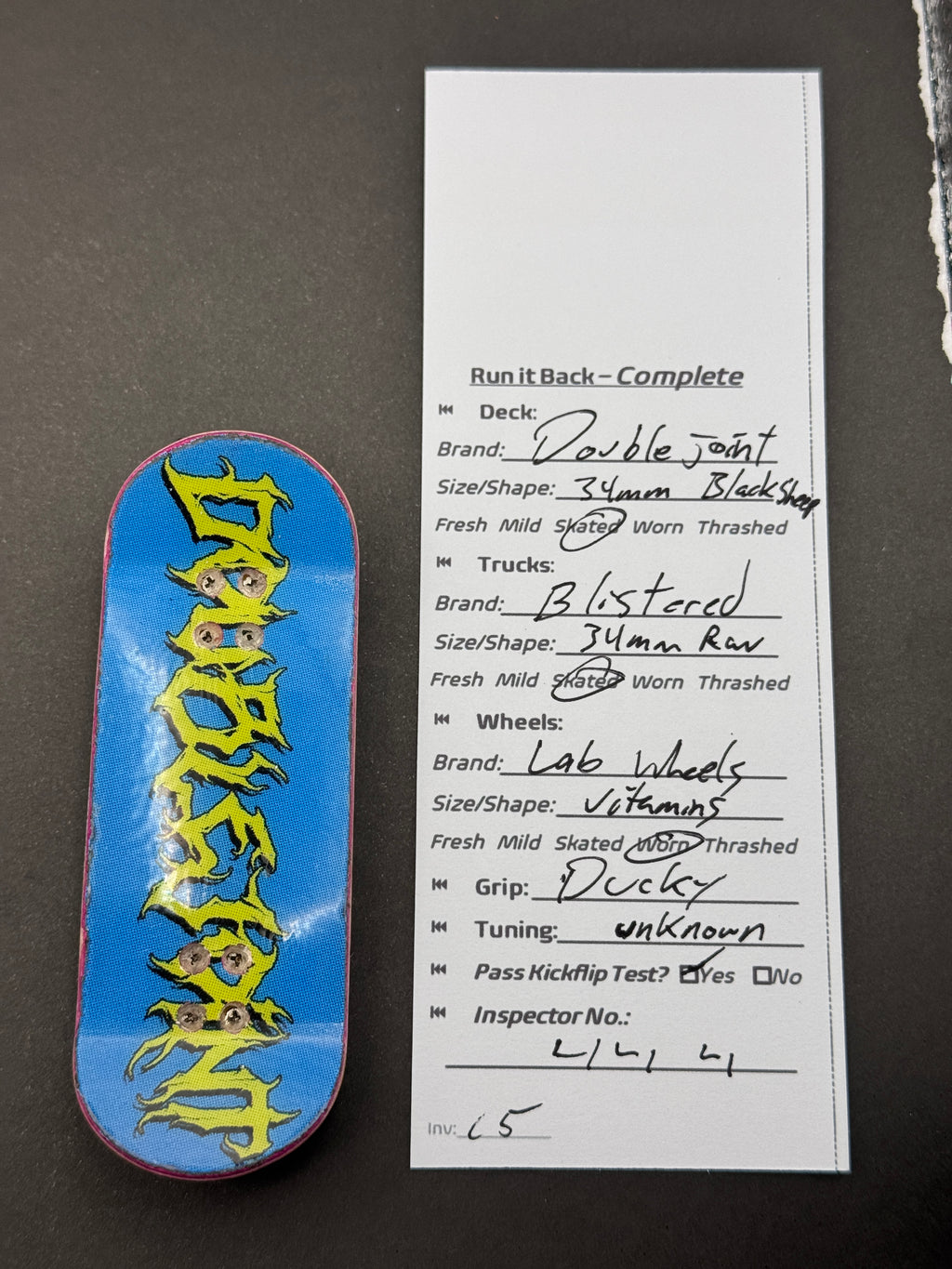 Doublejoint 34mm Black Sheep – Blistered 34mm Raw – Lab Wheels Vitamins Bloodsuckers