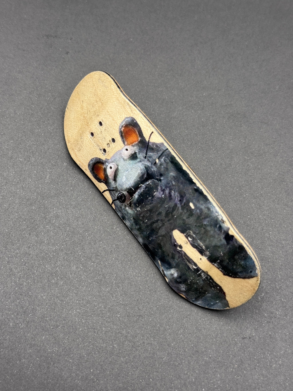 Top Decks 34mm Twin fingerboard deck inspection card