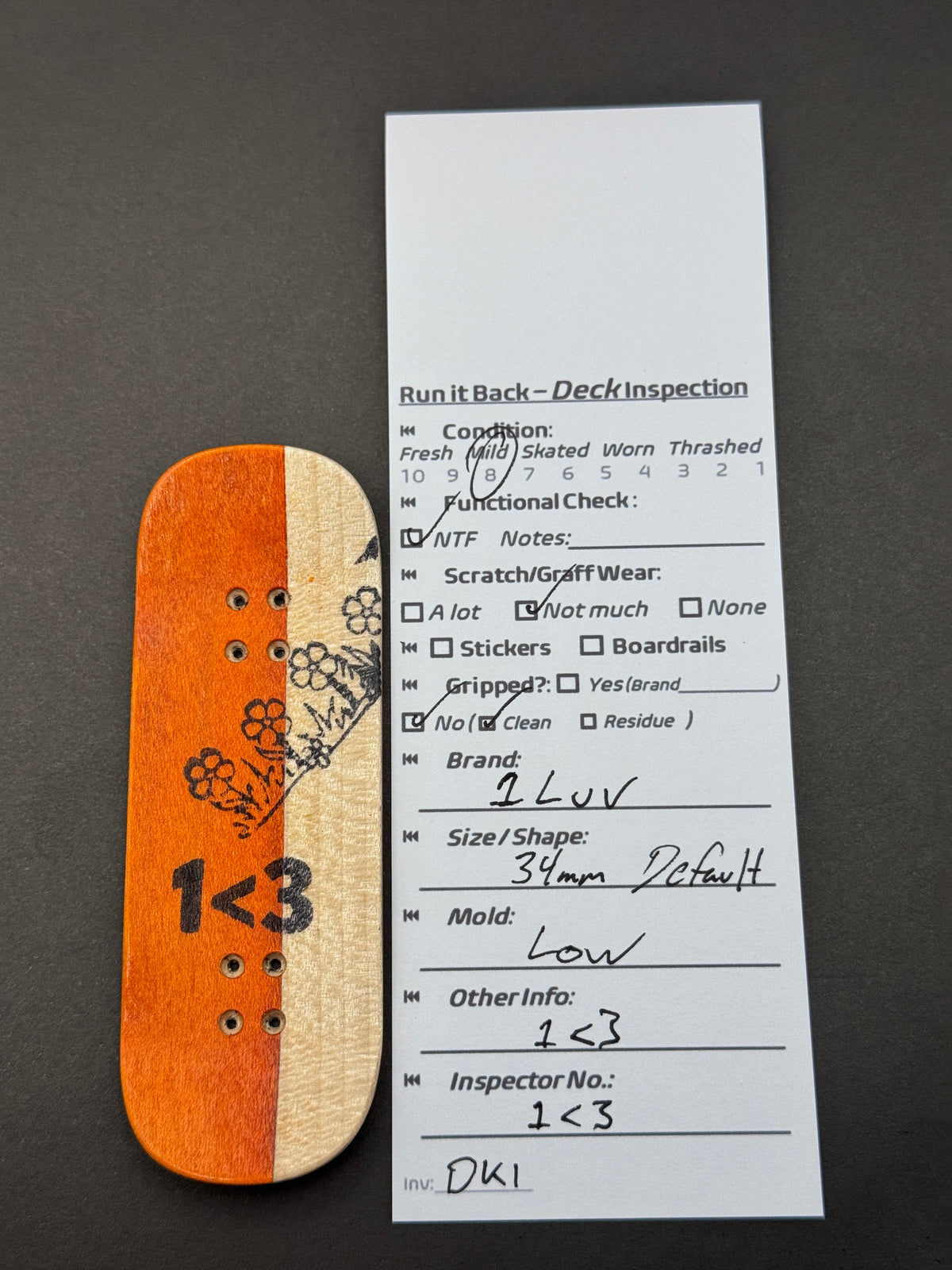 1Luv deck inspection card