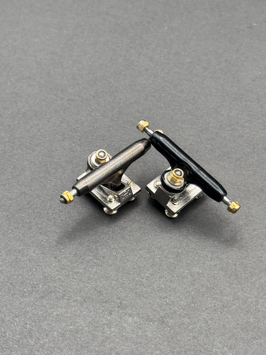 Dynamic 30mm chrome and red trucks inspection card