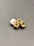 Pipsqueak F2 Conical Bronze White Fade wheels