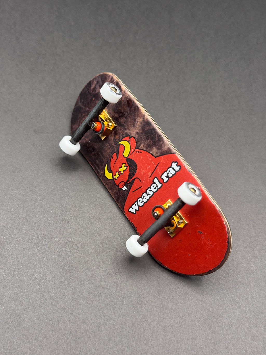 Weasel Rat G10 complete fingerboard with Blackriver trucks and Piro Performance wheels