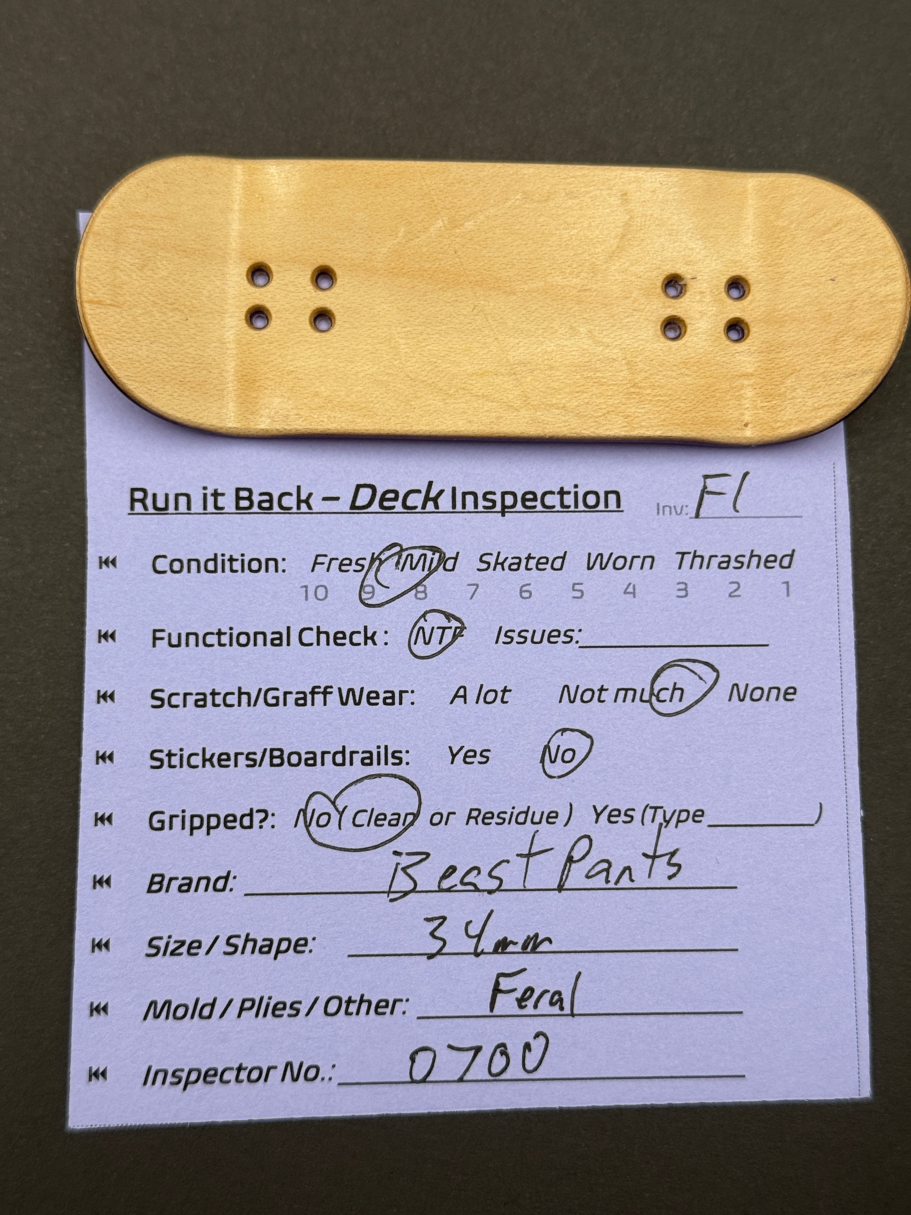 Beast Pants 34mm Feral - Mild (F1)