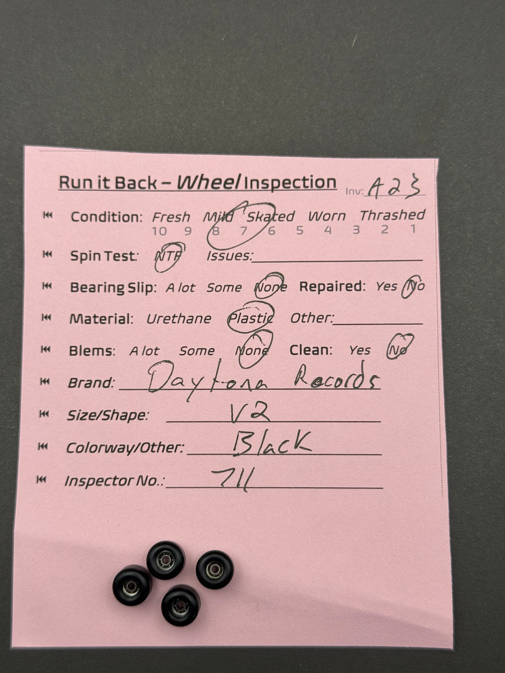 Daytona Records V2 Black - Mild (A23)