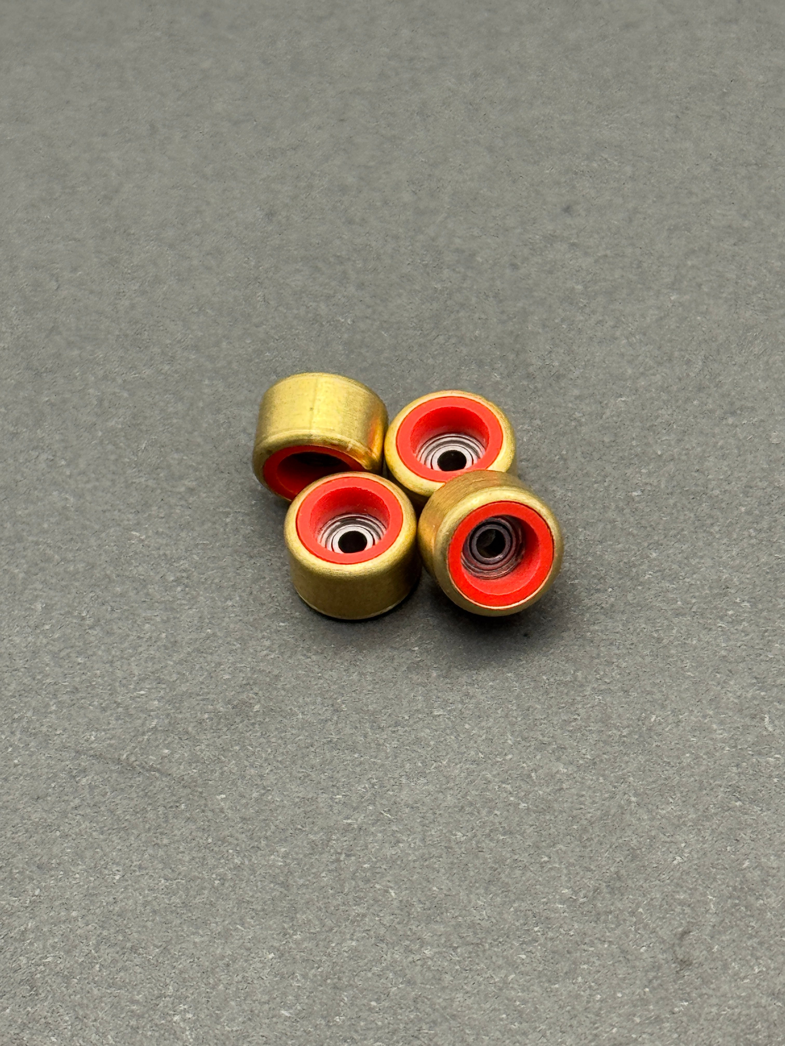Flatface Dual Duro Metal Gold/Red Core - Mild (A44)