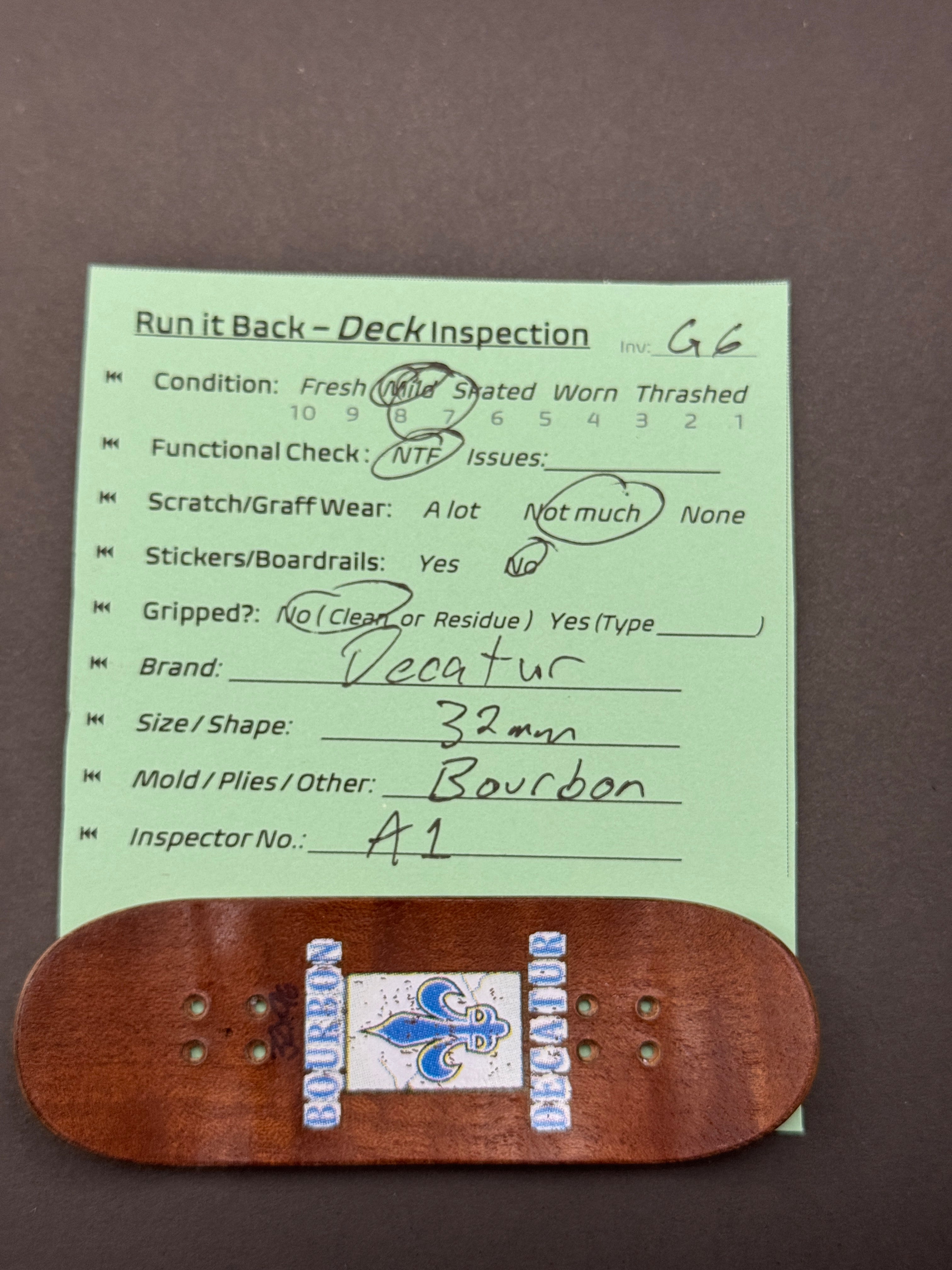 Decatur 32mm Bourbon - Mild