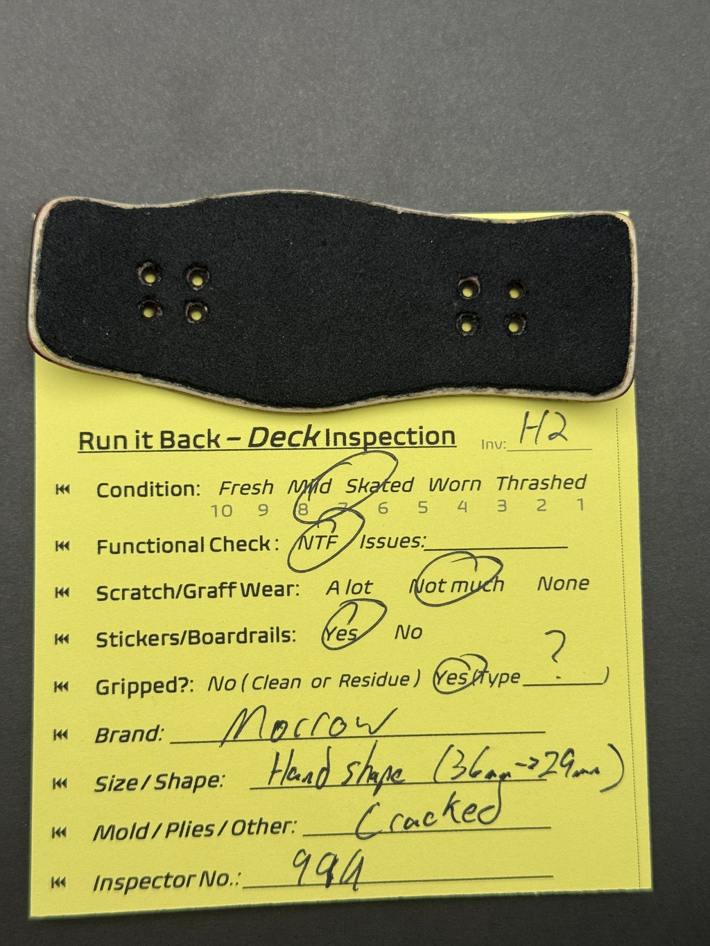 Morrow Hand Shape Cracked - Mild
