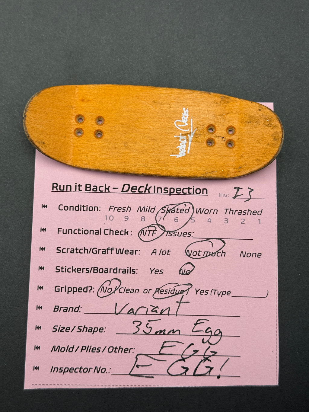 Variant 35mm Egg - Skated