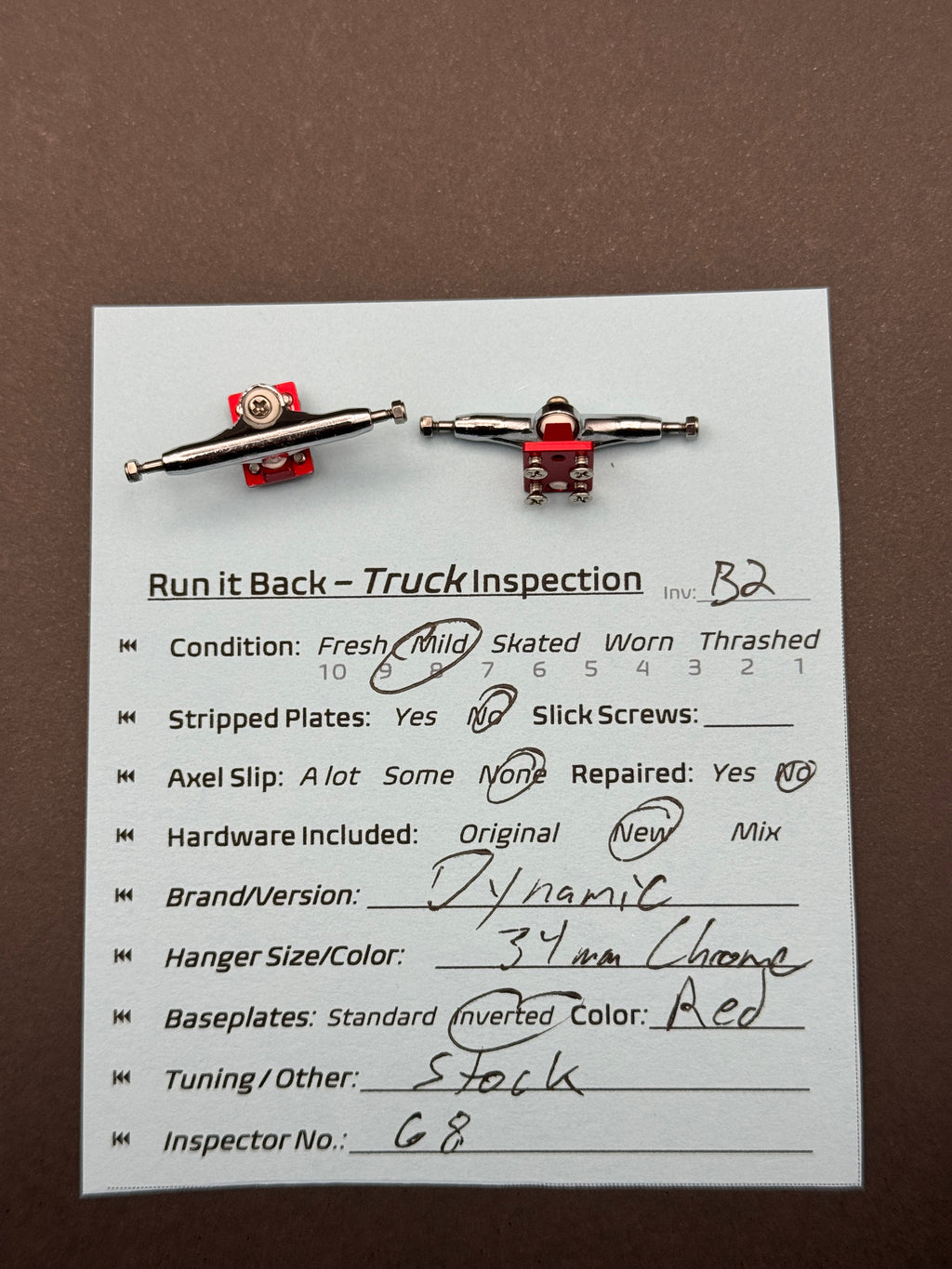 Dynamic 34mm Chrome/Red - Mild