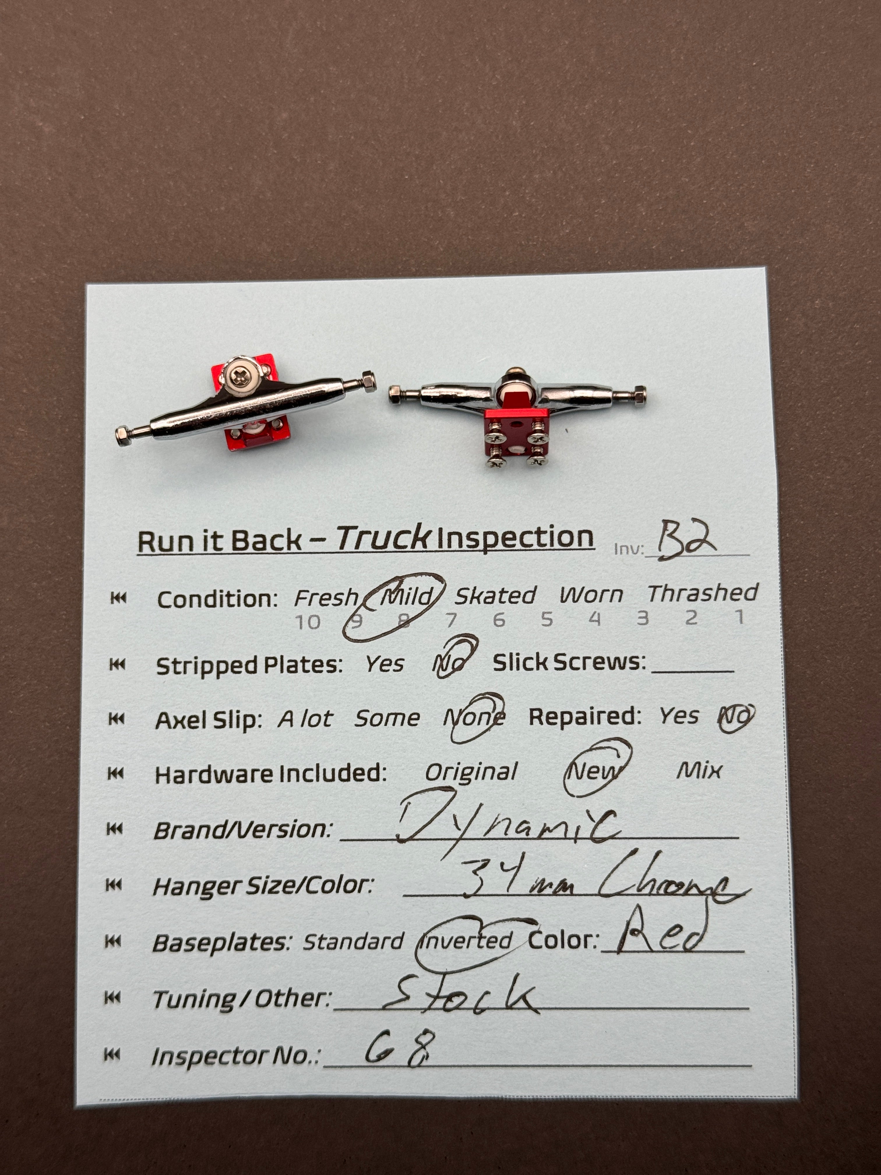 Dynamic 34mm Chrome/Red - Mild